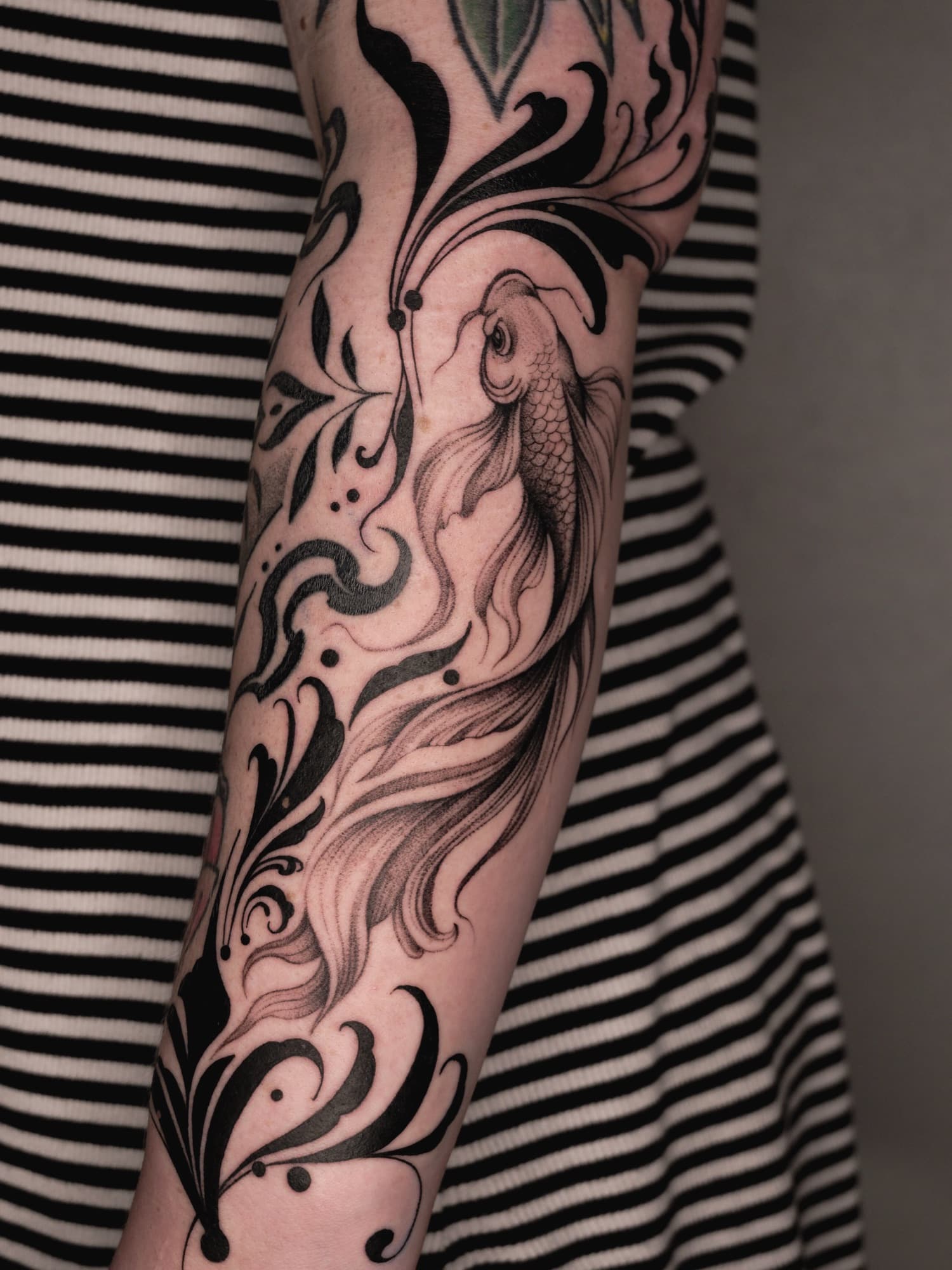 Koi Fisch Tattoo München — KishaTattoo Irezumi