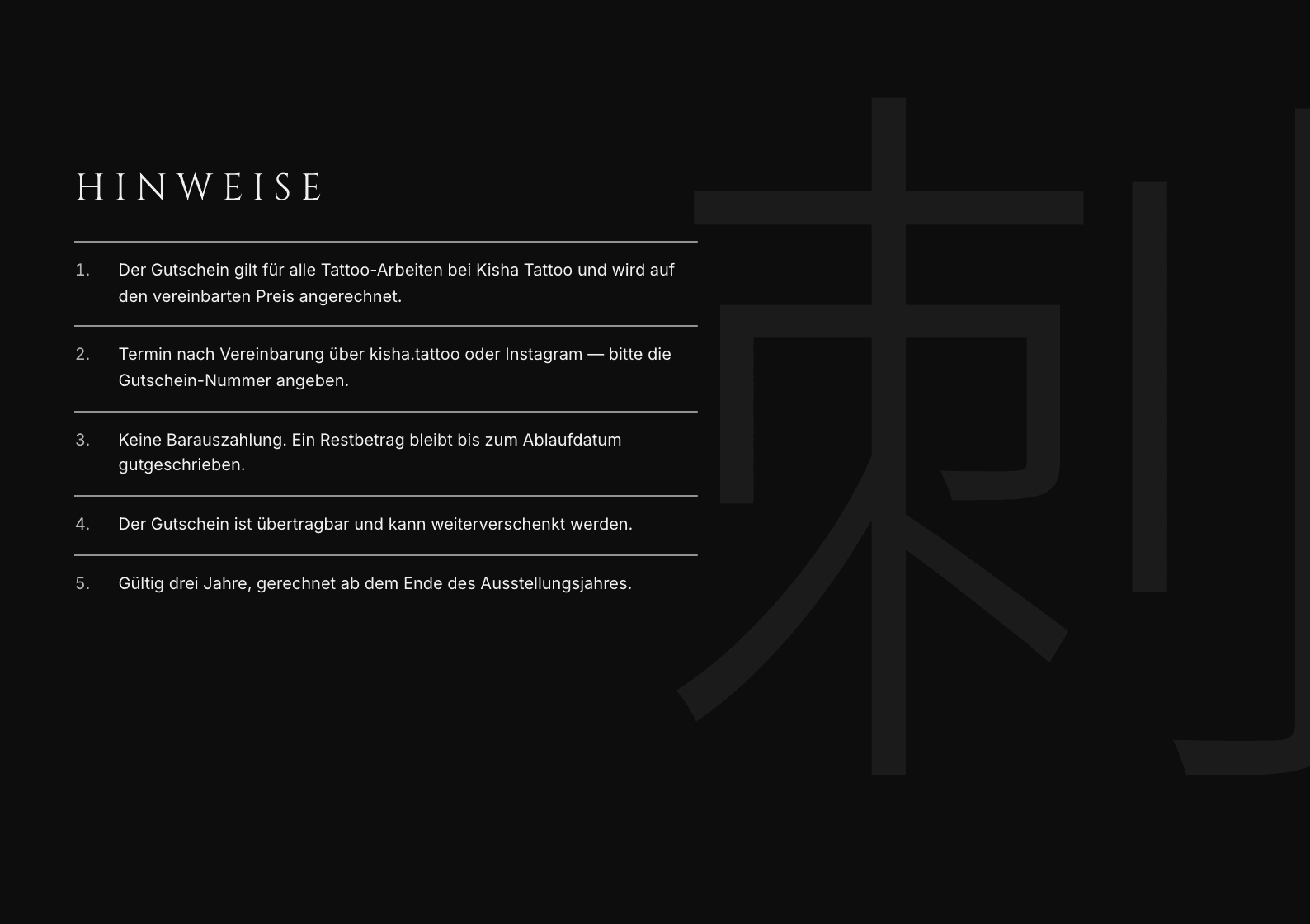 Back — Terms