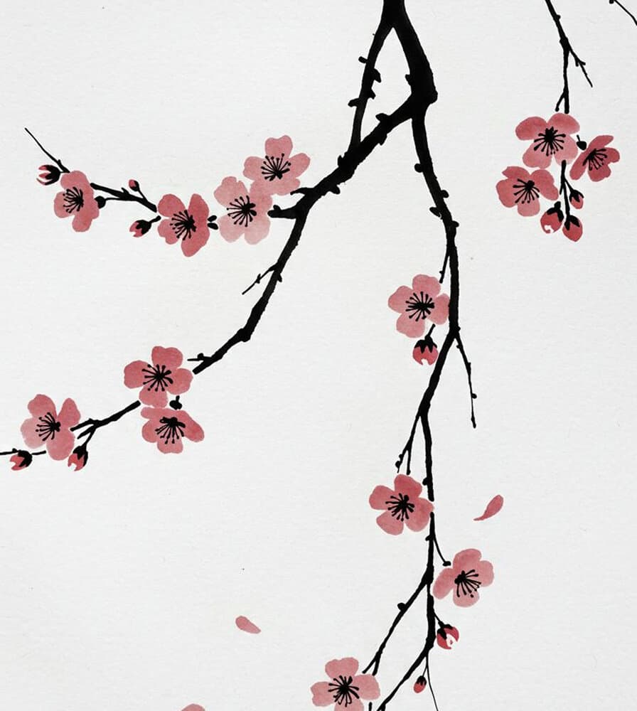 Kirschblüte tattoo motif